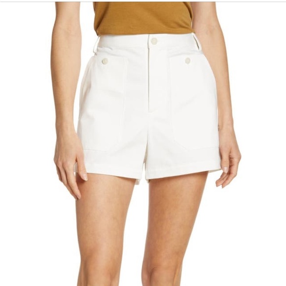 NWOT NILI LOTAN Augusta Cotton Shorts - Picture 1 of 7